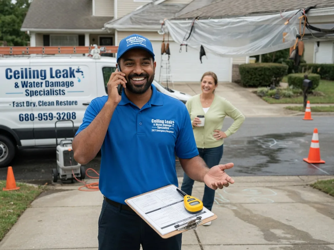 Ceiling Leak Cleanup Bloomfield, NM FAQs